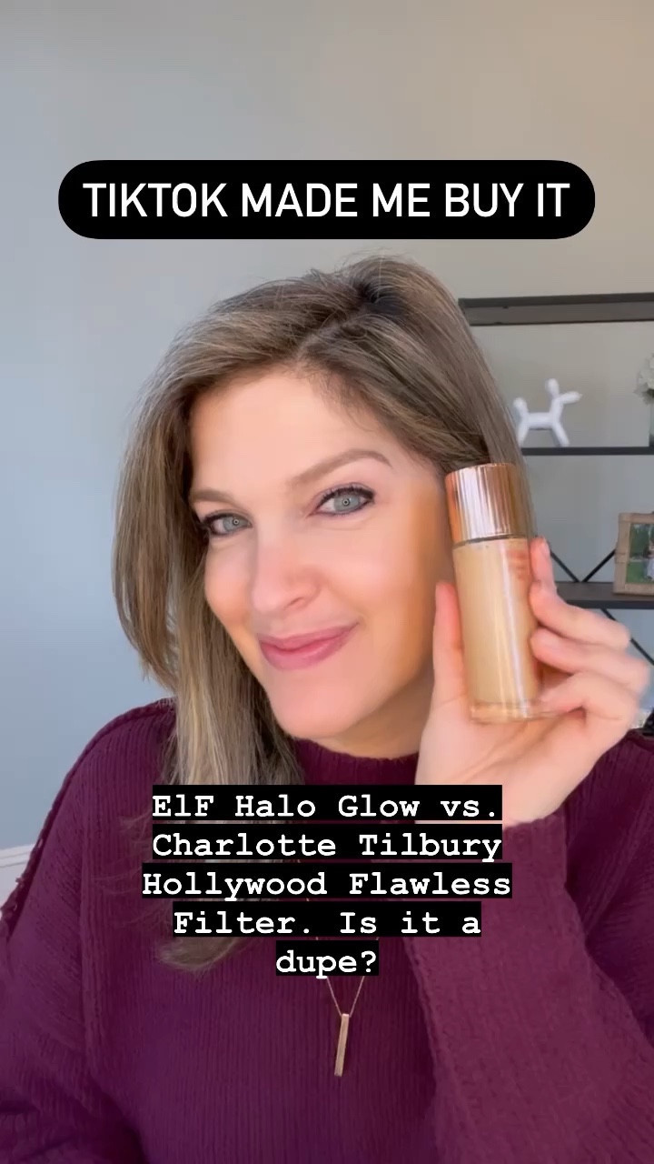 Tiktok made me buy it! Is the ELF Halo Glow a dupe for the Charlotte Tilbury Hollywood Flawless Filter?! Omg, yes! 

#LTKbeauty #LTKSale #LTKunder50