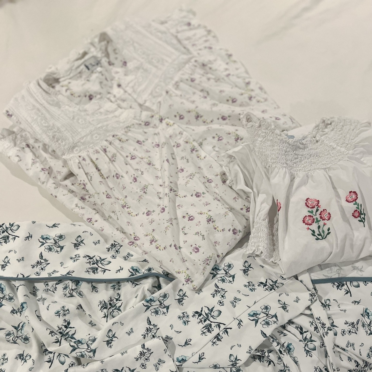Having a one month old means staying in pajamas a bit longer than I’m used to. Here are a few of my favorite night gowns that make me feel more “dressed” 💙 

#LTKbaby