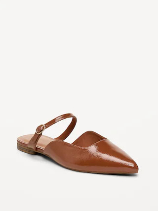 Pointed-Toe Mule Flats for Women | Old Navy (US)