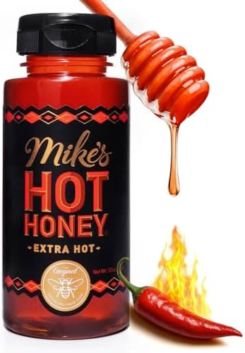 Mike's Hot Honey, Extra Hot, America's #1 Brand of Hot Honey, Spicy Honey Infused with Chili Pepp... | Amazon (US)