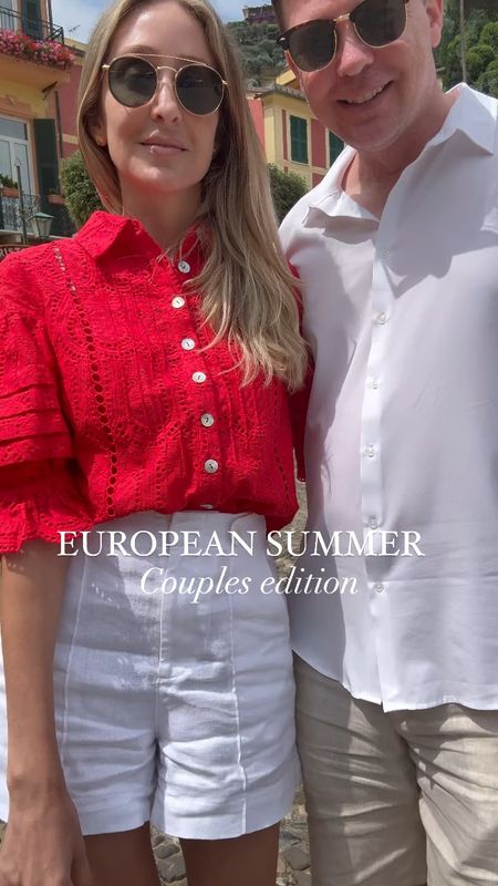 European summer couples outfits. Very comfortable casual chic outfits. 

#LTKParties #LTKStyleTip #LTKOver40