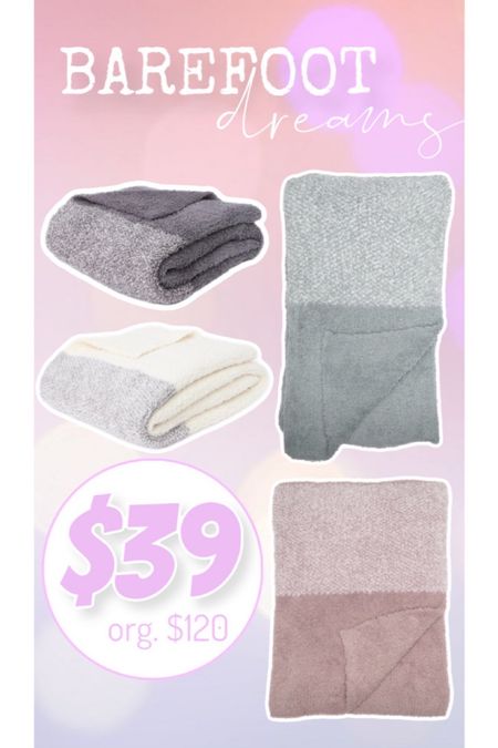 HUGE barefoot dreams sale!!! Large throw now on sale for $39 (lowest price I have seen)! 

This is always a favorite gift idea for the holidays!

#LTKSeasonal #LTKGiftGuide #LTKfindsunder50