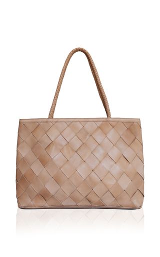 Gabrielle Grande Woven Leather Tote Bag | Moda Operandi (Global)