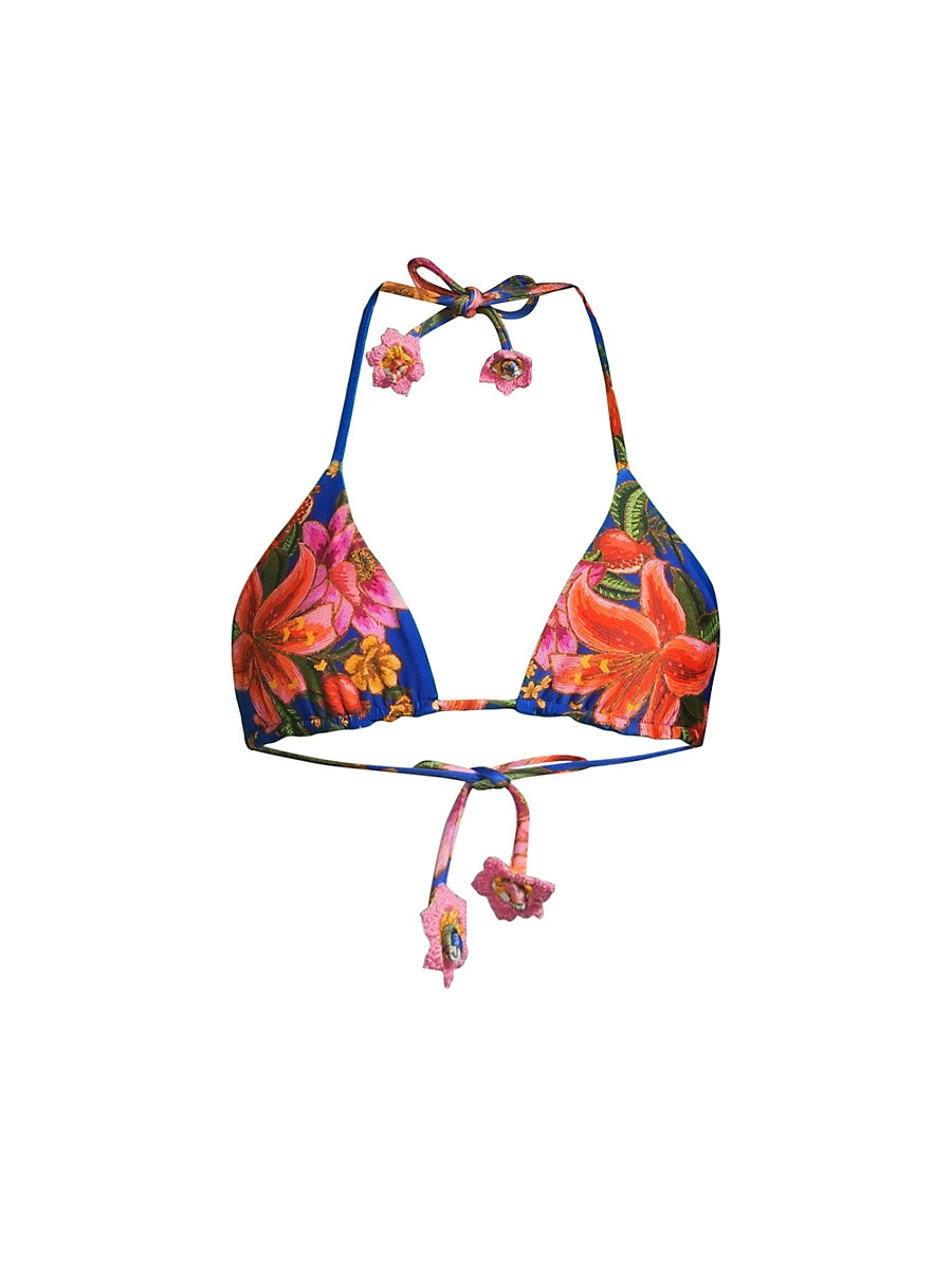 Women's Summer Fruit Triangle Bikini Top - Size XL | Saks Fifth Avenue