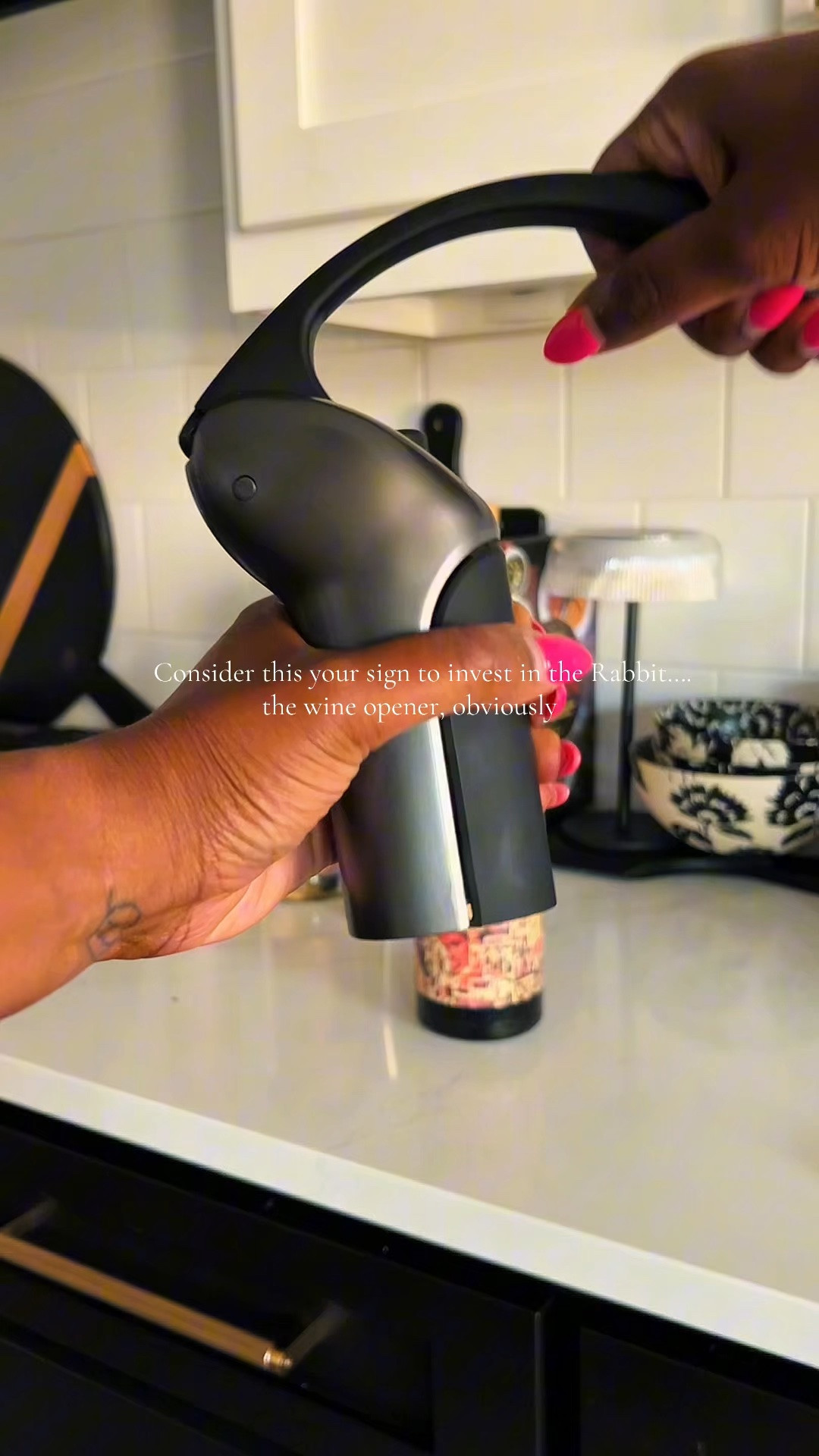 Adding this to the list of little luxuries that make hosting easier 🍷 The Rabbit wine opener is worth the hype.

LTKHome #LTKFinds #LTKUnder50 #HomeBarEssentials #WineLovers #WineAccessories #RabbitWineOpener #HostingEssentials #EntertainingAtHome #HomeBarSetup #KitchenFinds #AmazonHomeFinds

#LTKHome #LTKTravel
