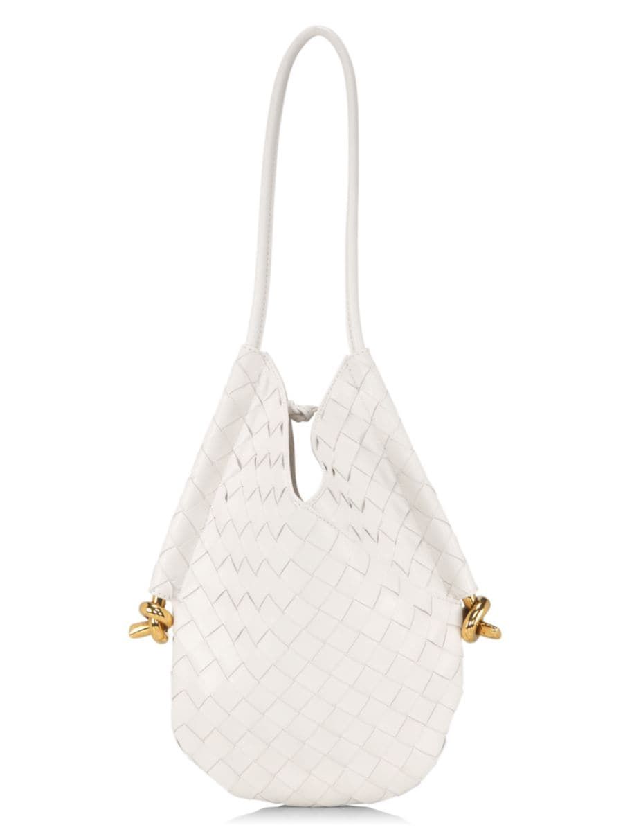 Solstice Small Intrecciato Leather Shoulder Bag | Saks Fifth Avenue