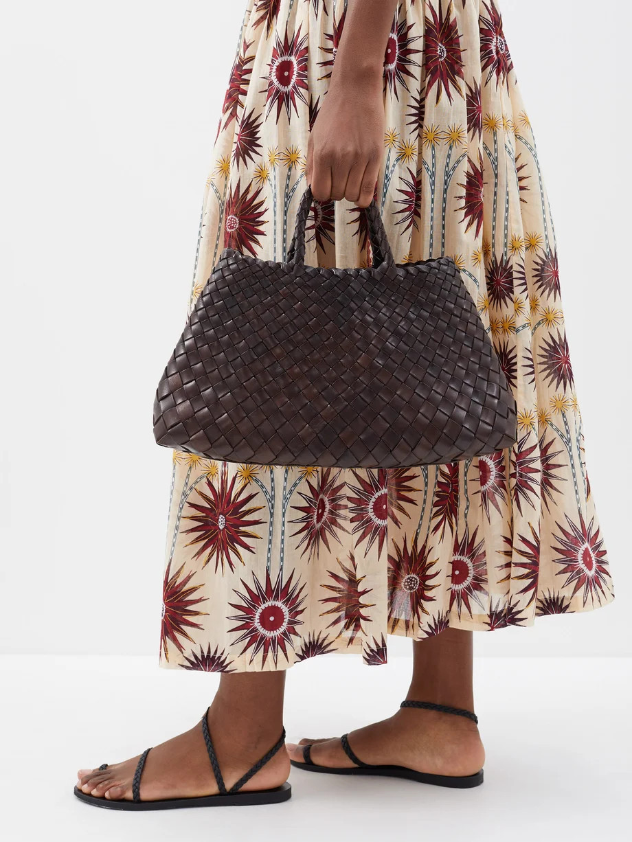 Santa Croce small woven-leather tote bag | Dragon Diffusion | Matches (US)