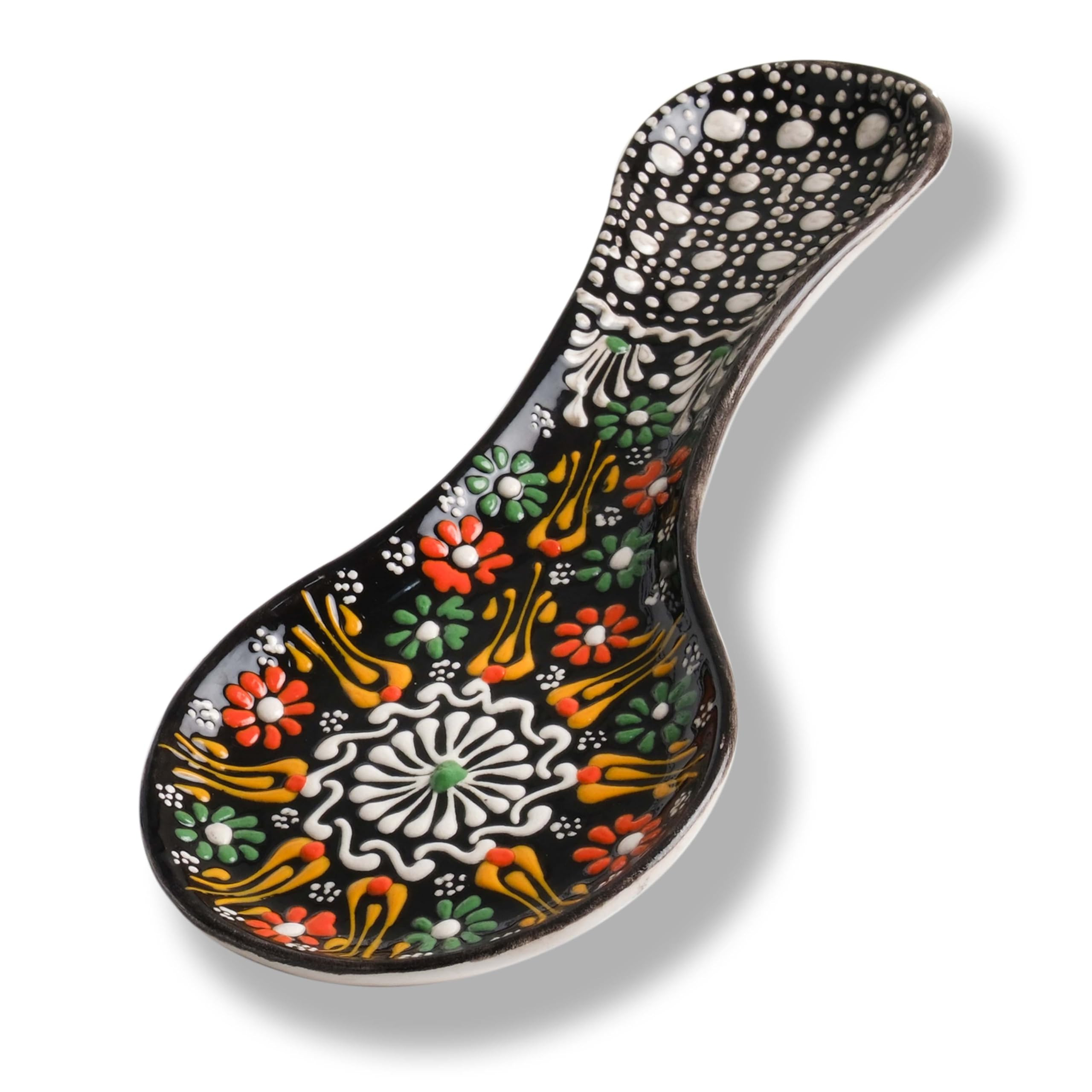 Handmade Spoon Rest, Ceramic Spoon Rest for Stove Top, 10" Spoon Rest for Kitchen Counter, Dishwa... | Amazon (US)