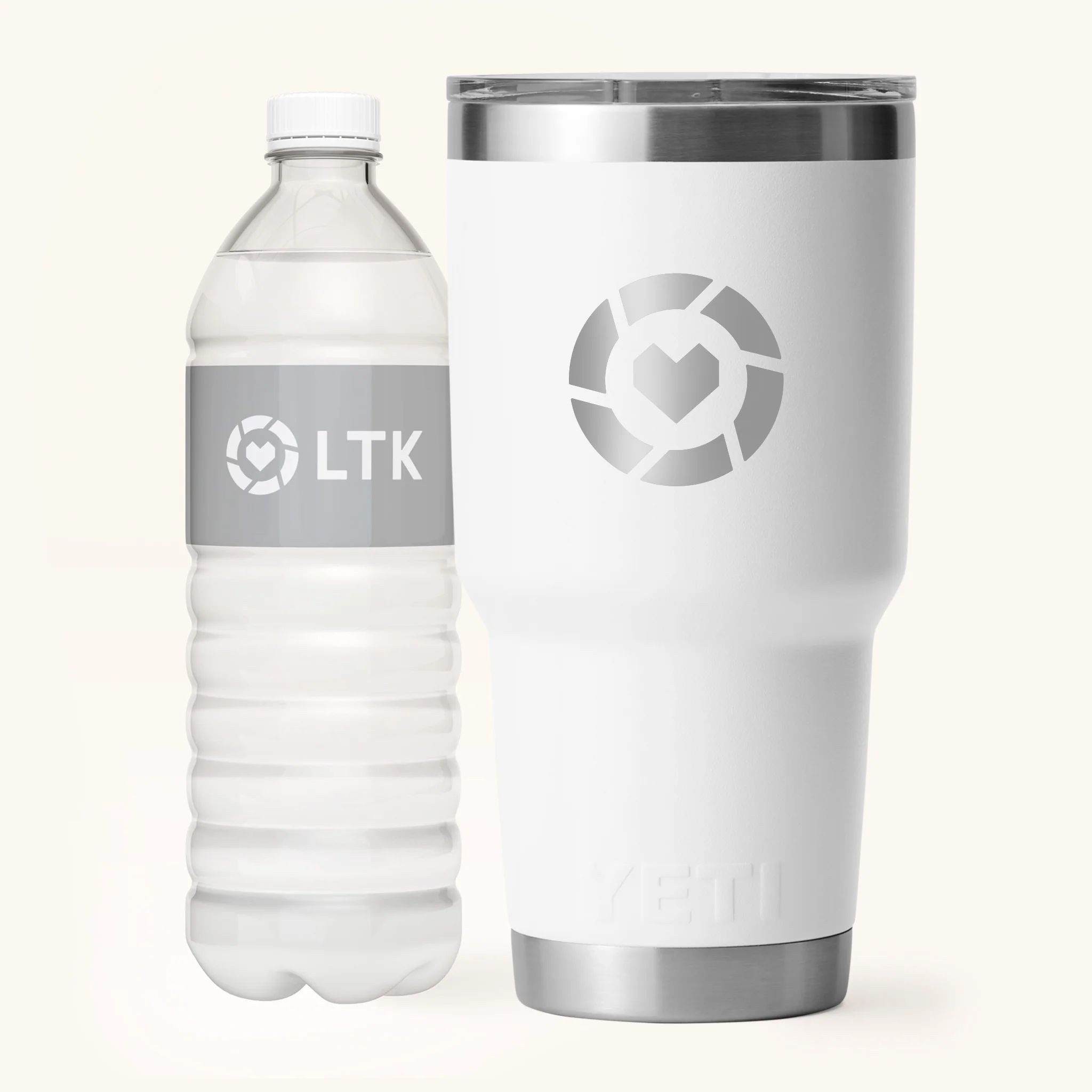Yeti Tumbler and 20oz Water Bottle - White | LTKMerchShop