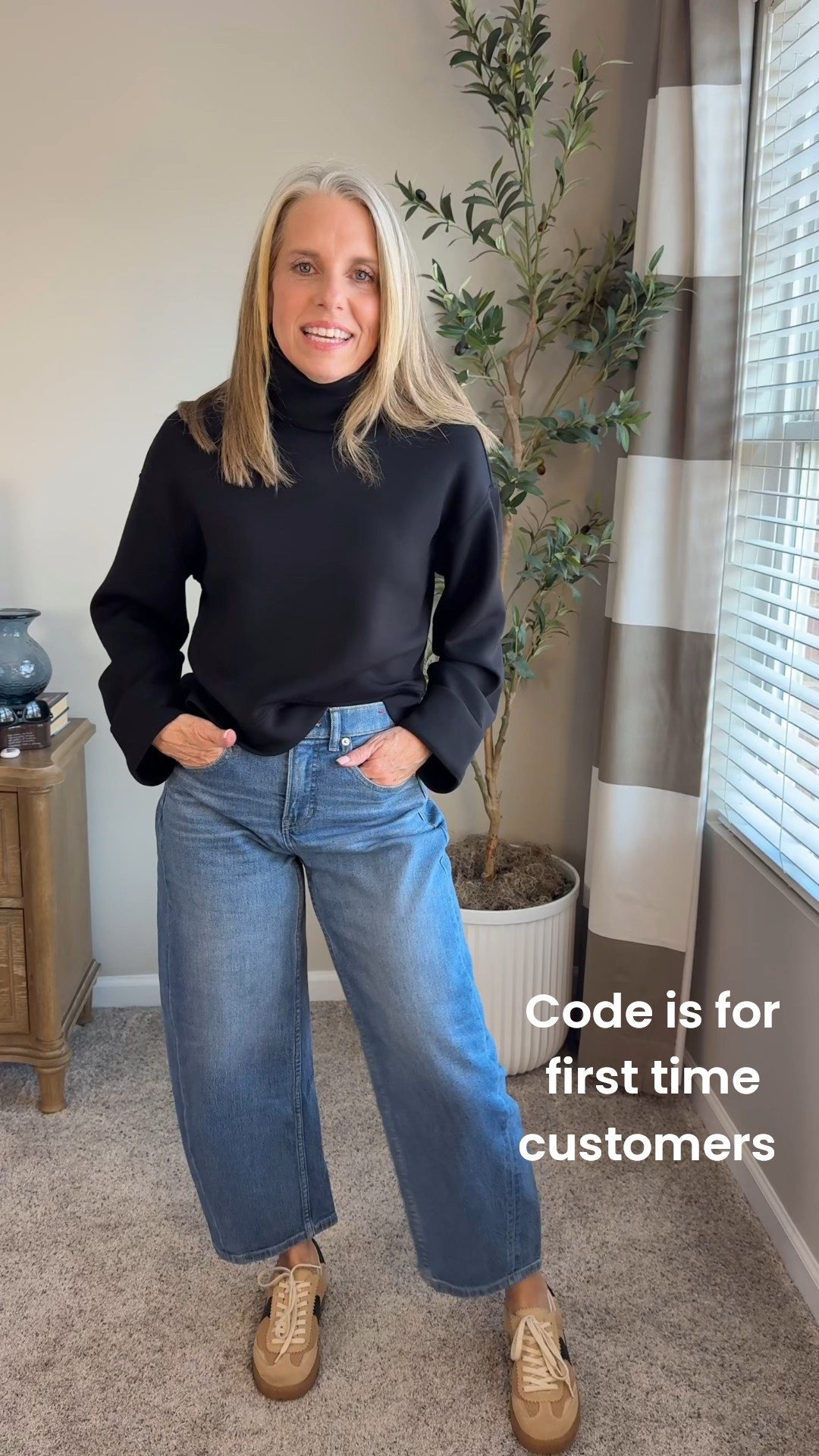 Love the new Spanx  authentic denim collection with functional buttons and fly. First time customers can use my discount code LISAXSPANX  for 15% off.
#spanxpartner @spanx 

#LTKOver40 #LTKGiftGuide