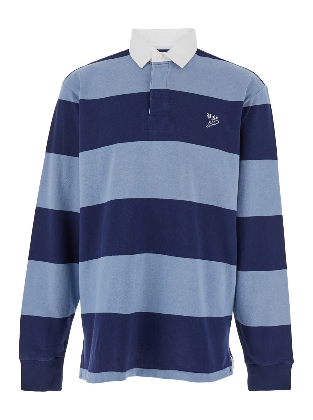 Polo Ralph Lauren rugby Multicolor Polo Shirt With Logo Embroidery On The Front And All-over Striped Motif In Cotton Man | Italist.com US
