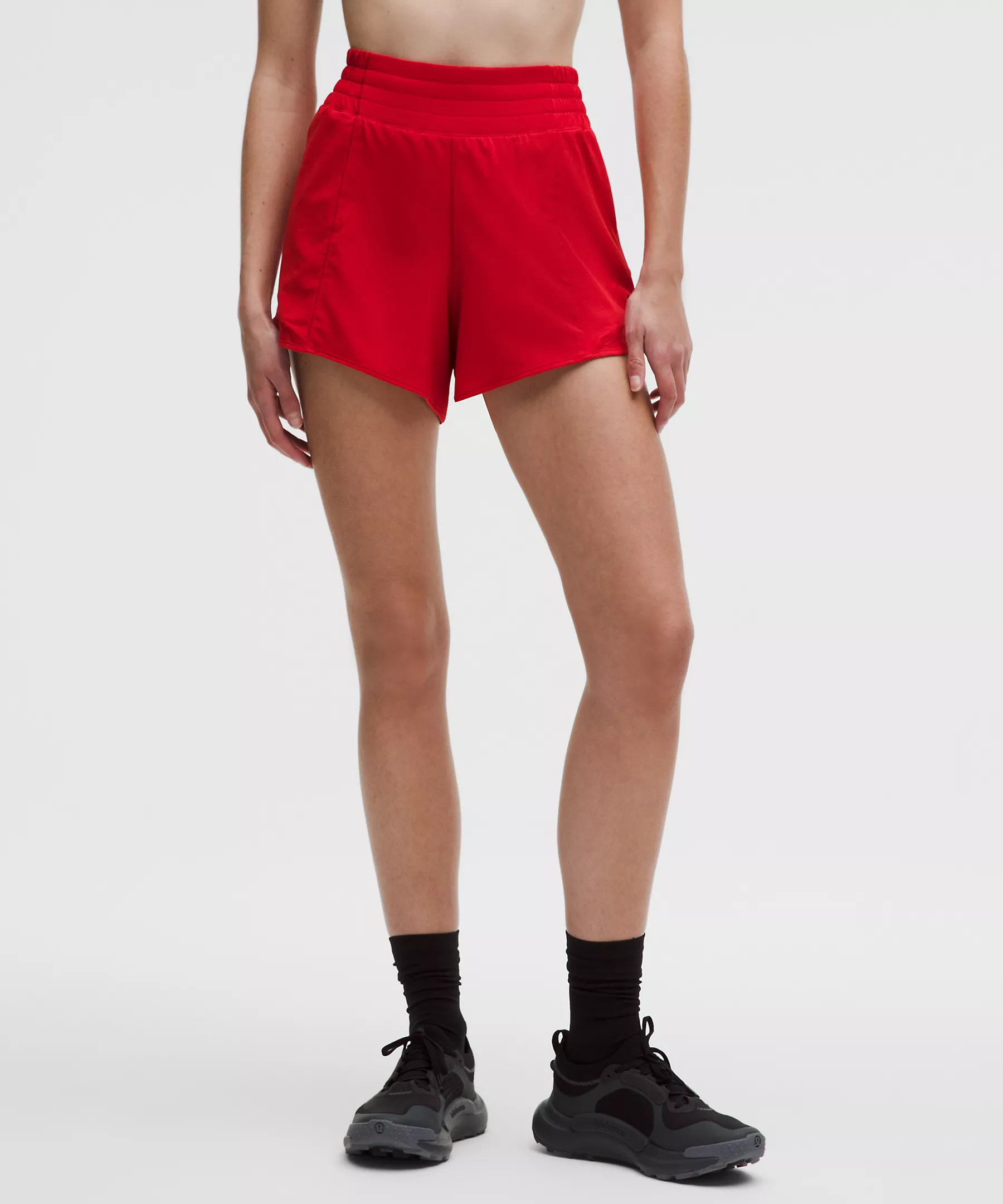 Hotty Hot High-Rise Lined Short 4" | Lululemon (US)