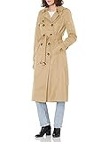 Tahari Women's Laurie Maxi Length Trench Coat, Sand, Medium | Amazon (US)