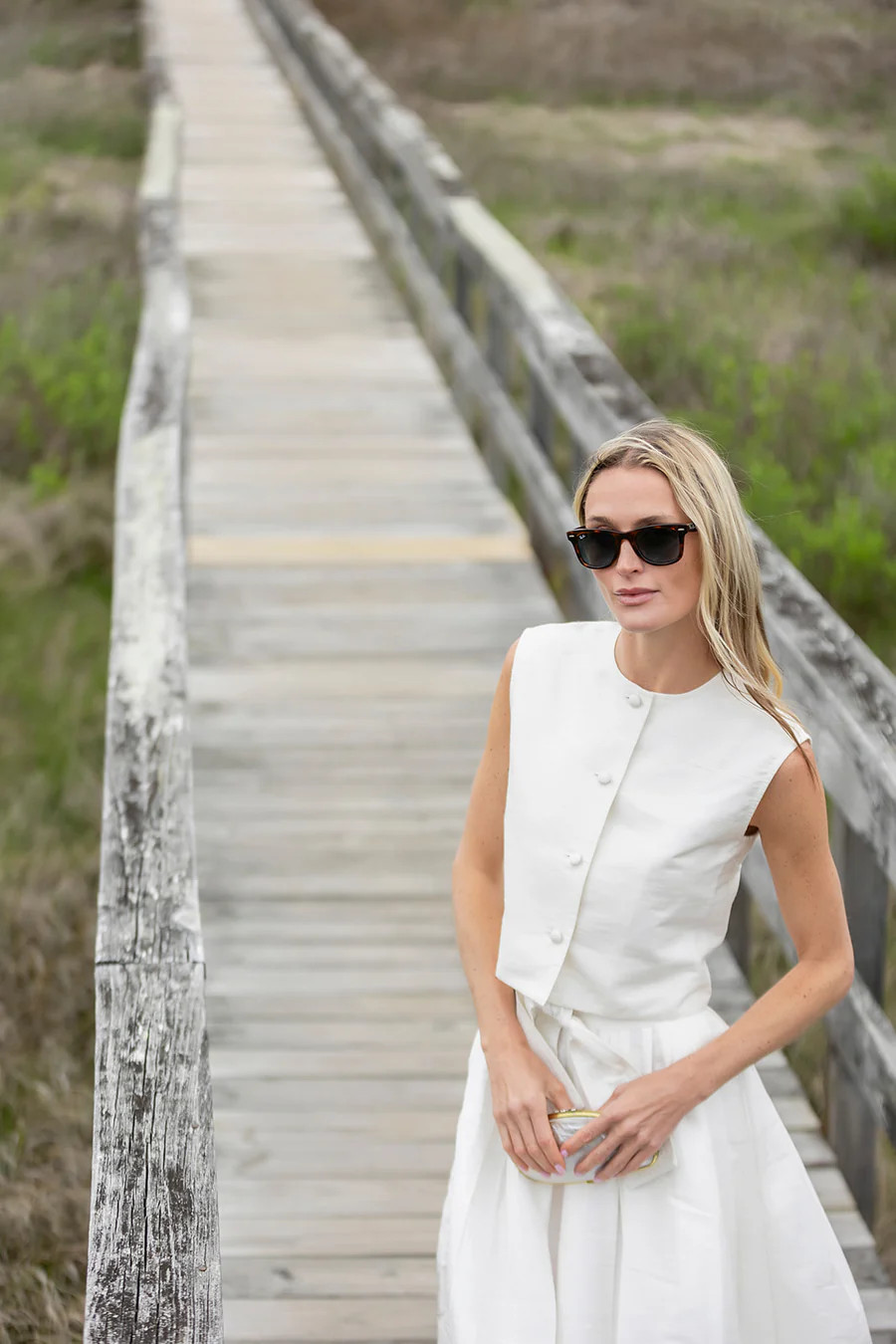 Blair Top - Warm White | Julia Amory