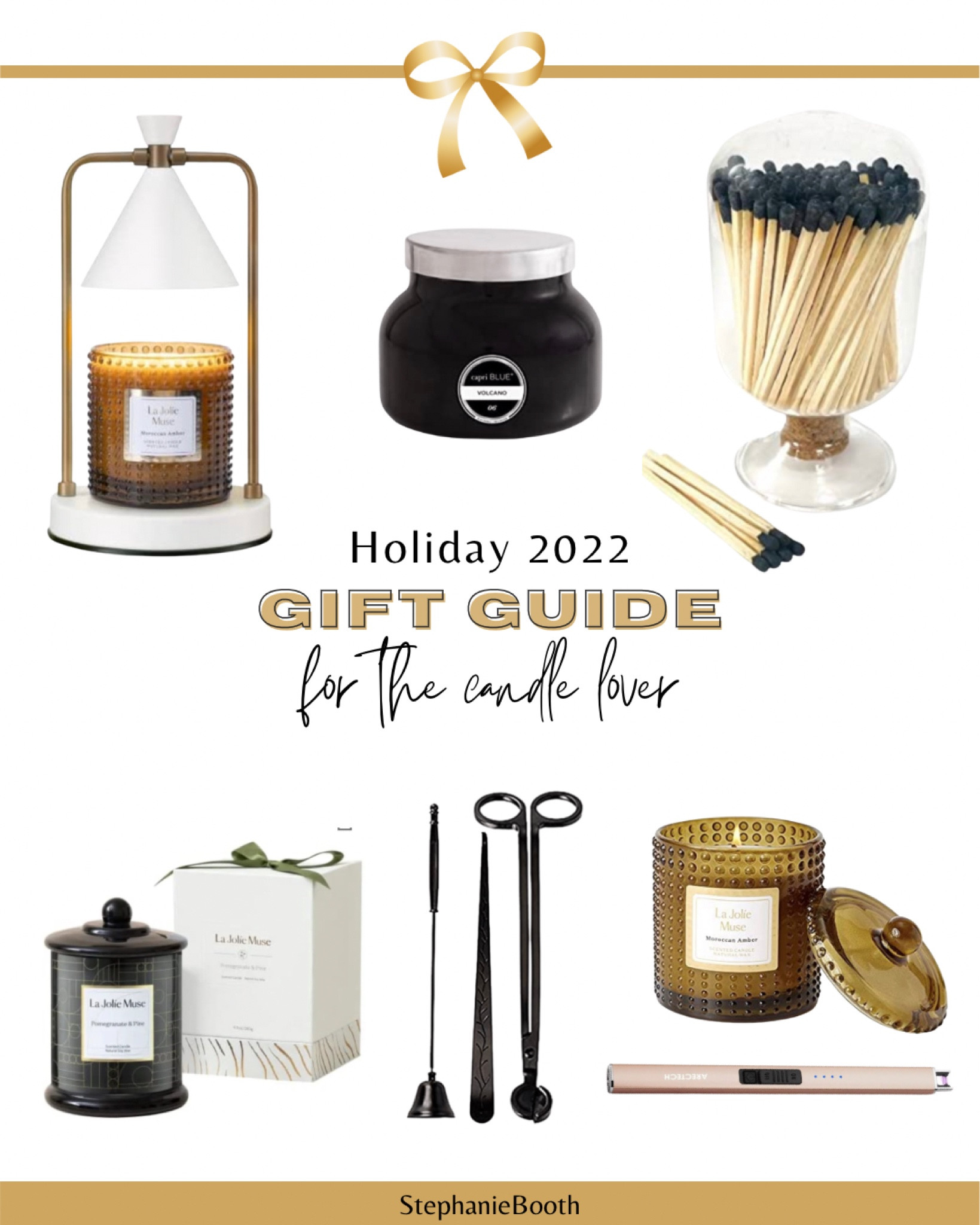 Holiday gifts for the candle lover.  Home. Candles. Gift basket. Gift ideas. Amazon gifts. Amazon home. #founditonamazon 

#LTKSeasonal #LTKhome #LTKHoliday