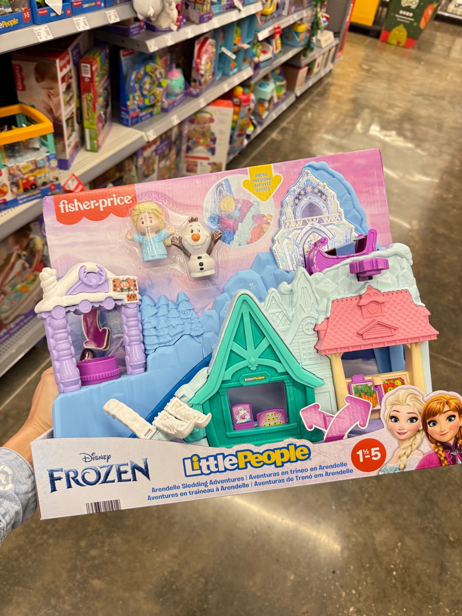 Disney Frozen Arendelle Sledding Adventures Little People Toddler Playset with 2 Figures

#LTKKids #LTKHoliday #LTKGiftGuide