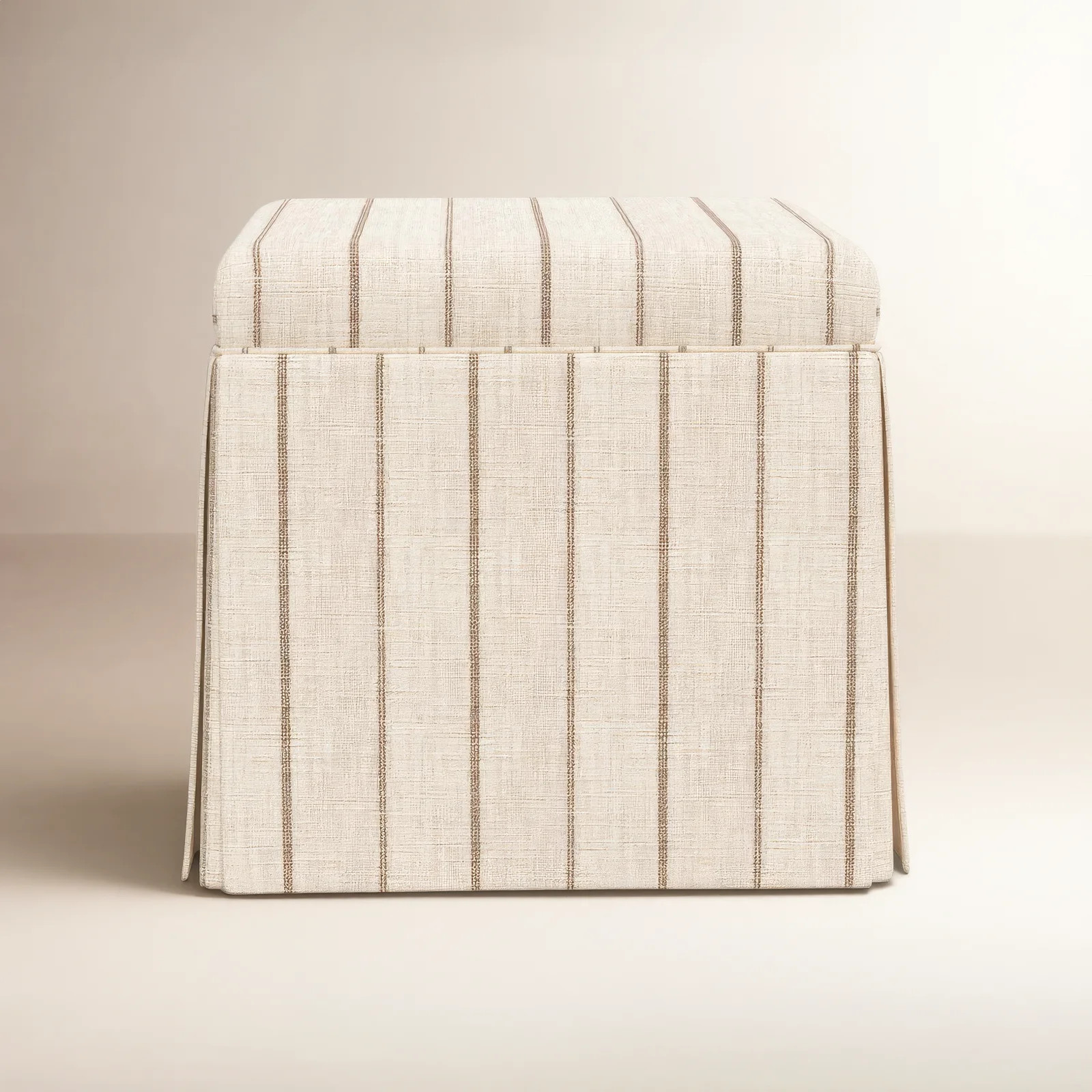 Jebb 20" Cotton Ottoman | Birch Lane