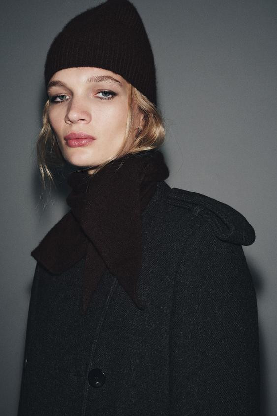 WOOL BLEND BANDANNA | Zara UK