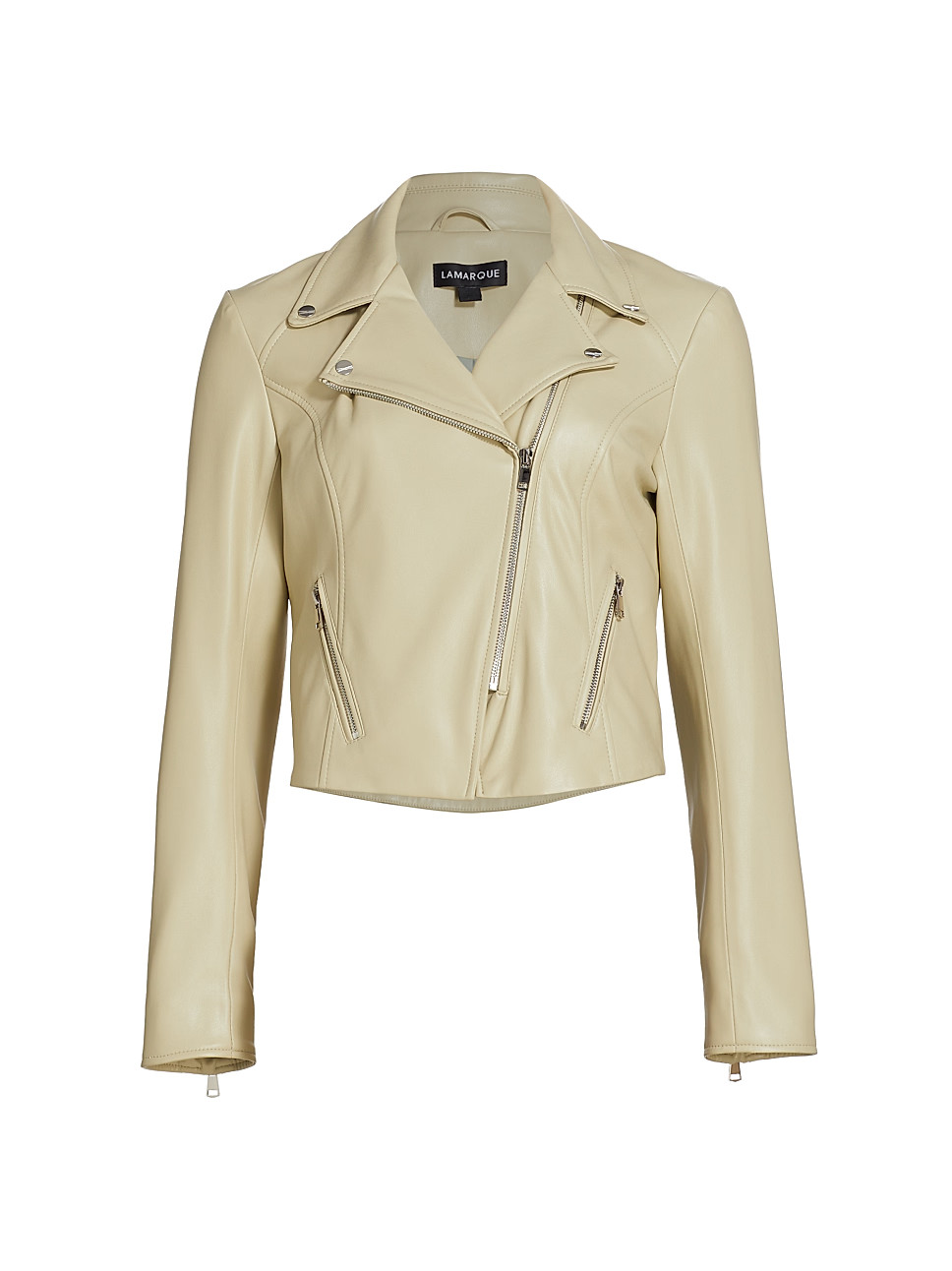 Monica Vegan Leather Biker Jacket | Saks Fifth Avenue