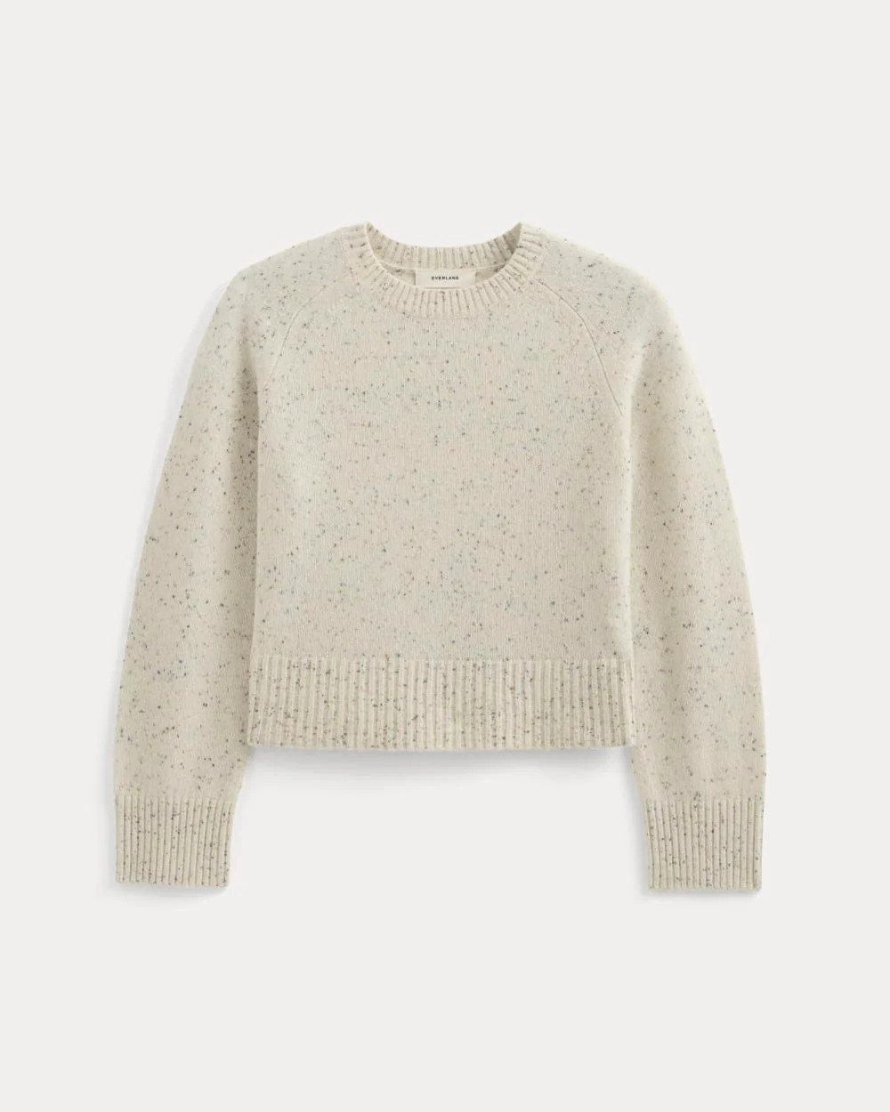 The Boxy Crew in Cashmere | Light Heather Grey | Everlane