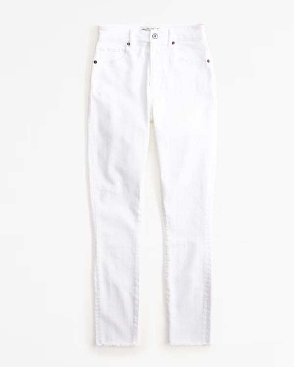 Women's High Rise Super Skinny Ankle Jean | Women's Bottoms | Abercrombie.com | Abercrombie & Fitch (US)