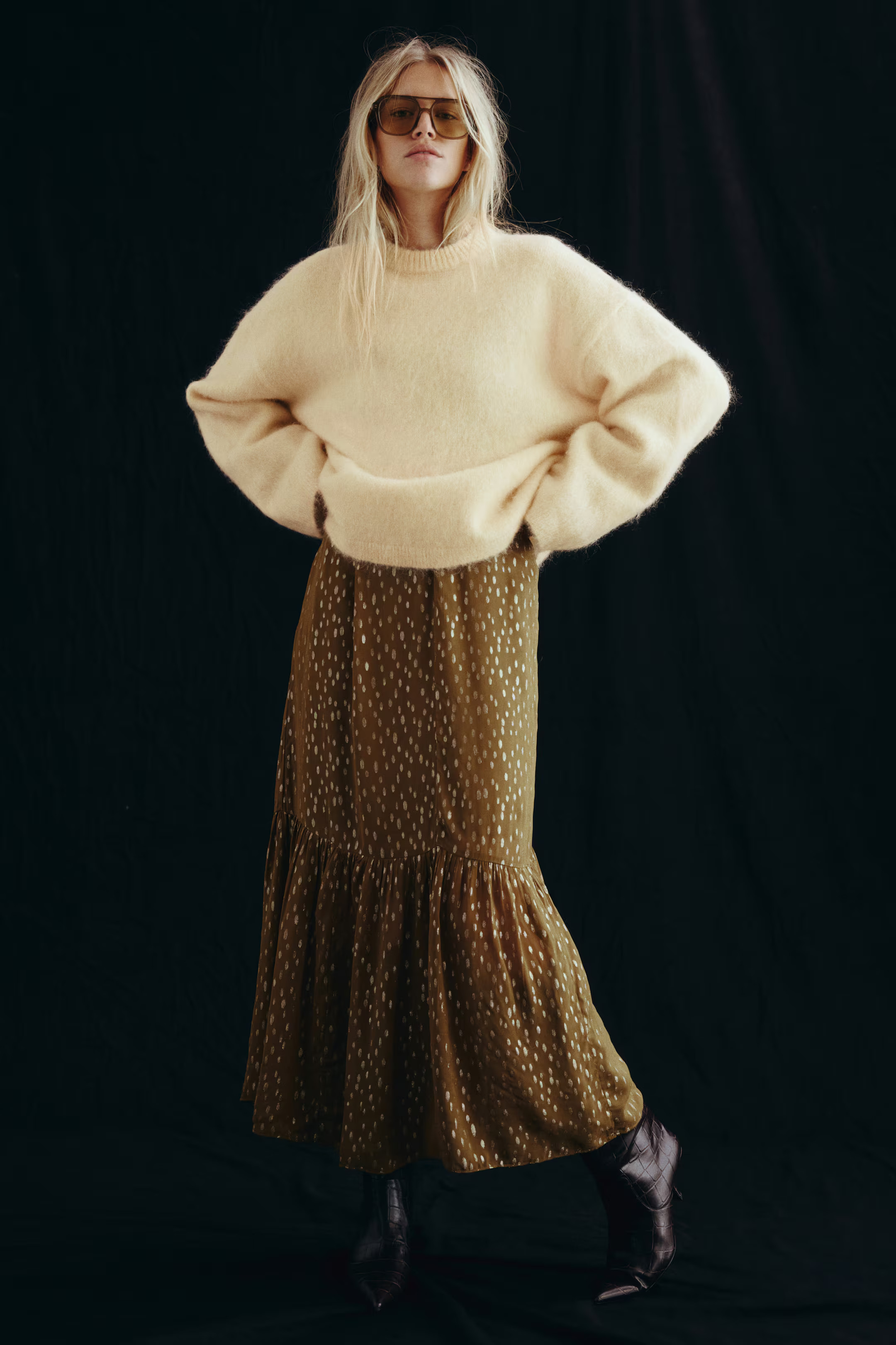Oversized mohair-blend jumper | H&M (UK, MY, IN, SG, PH, TW, HK)
