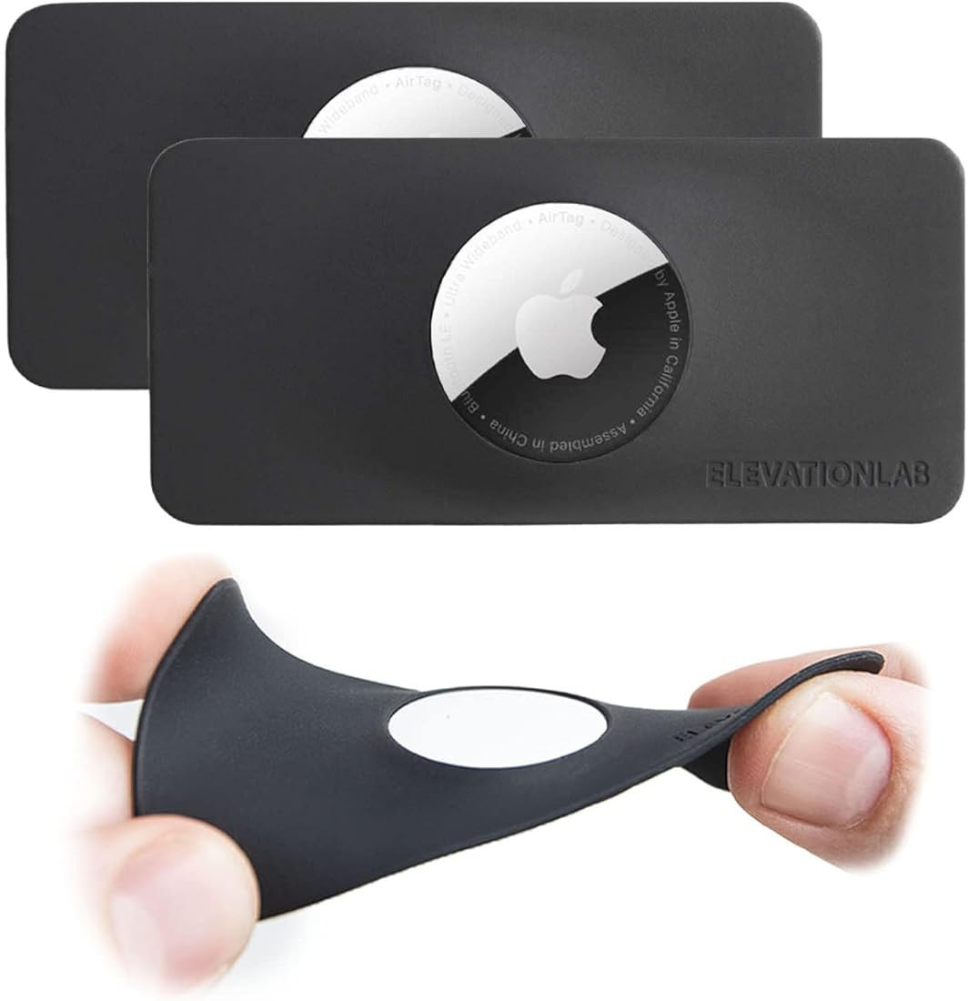 TagVault™ AirTag Wallet Holder - The Thinnest AirTag Wallet Card Insert | Flexible, Stays Hidde... | Amazon (US)