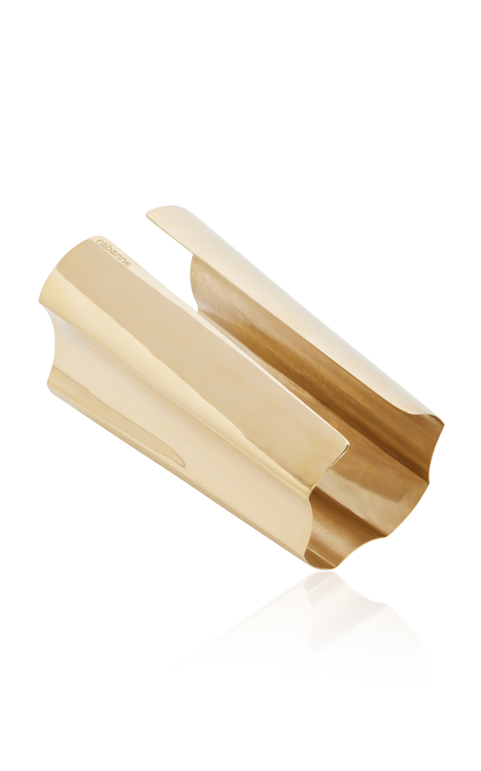 Waved Gold-Tone Arm Cuff | Moda Operandi (Global)