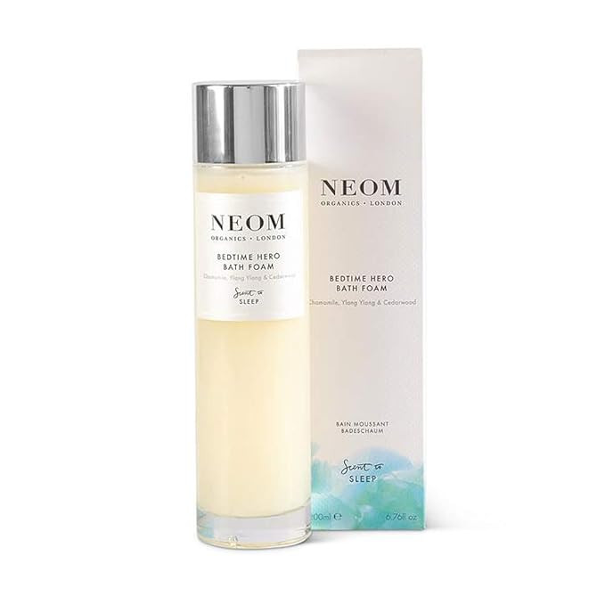 NEOM - Chamomile, Ylang Ylang & Cedar Wood Bath Foam 6.76 oz | Bedtime Hero | Coconut & Almond Oi... | Amazon (US)