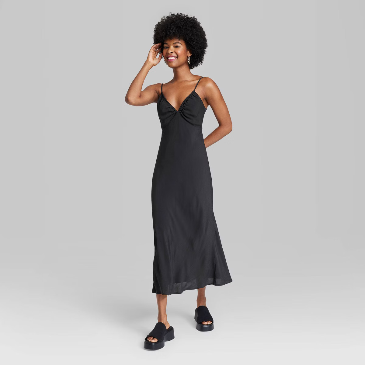 Women's Tie-Back Midi Dress - Wild Fable™ | Target
