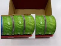 Green Sheer Check Christmas Ribbon, 2" x 75', by Holiday Time | Walmart (US)