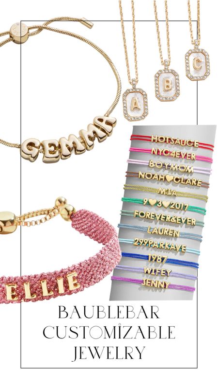 Gift idea! Customizable jewelry from Baublebar ✨

#LTKGiftGuide #LTKbeauty #LTKstyletip