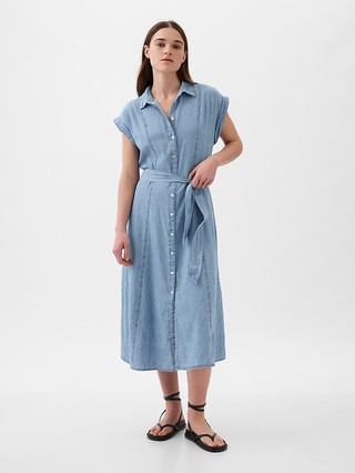 Denim Midi Shirtdress | Gap (US)