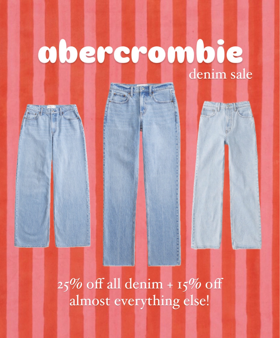 USE CODE: DENIMAF for an EXTRA % OFF!!!! linking all of my FAVORITE denim for you! i am 5’4 and 148lbs and a 29R is perfect on me! (size 8 regular) 

MY FAVORITES:
Curve Love Low Rise Baggy
Curve Love High Rise 90s Relaxed Jean
Curve Love 

#LTKSaleAlert #LTKStyleTip #LTKFindsUnder100