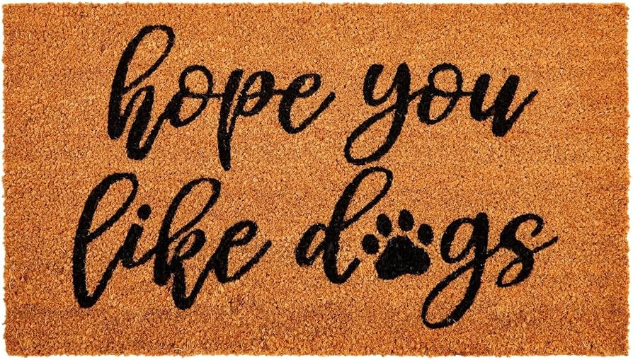 Natural Coco Coir Oversized Dog Door Mat 17 x 30 Inches for Front Door, Home Welcome Rug for Porc... | Amazon (US)