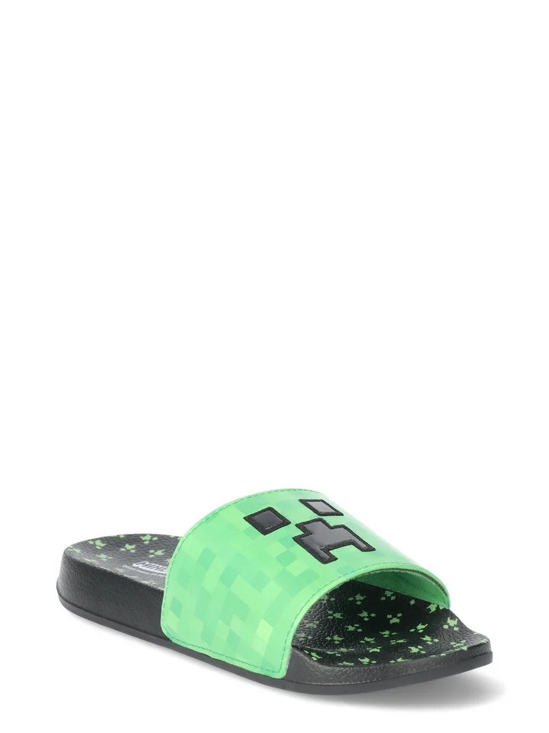 Minecraft Little & Big Boys Slide Sandals | Walmart (US)