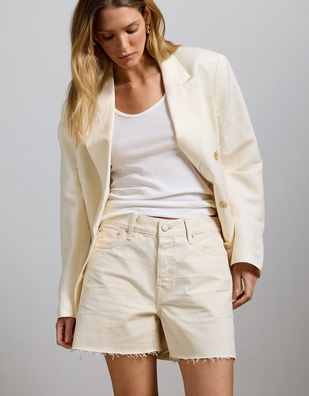 AE77 Premium Baggy Denim Short | American Eagle Outfitters (US & CA)