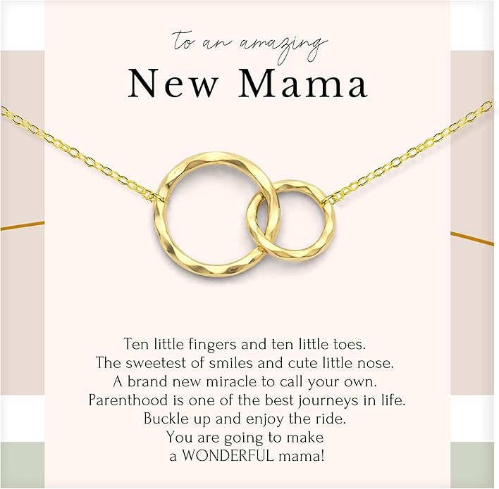HOPE LOVE SHINE Twins “Mom to Be” Necklace – First Mothers Day Gift for Expecting Mom of Tw... | Amazon (US)