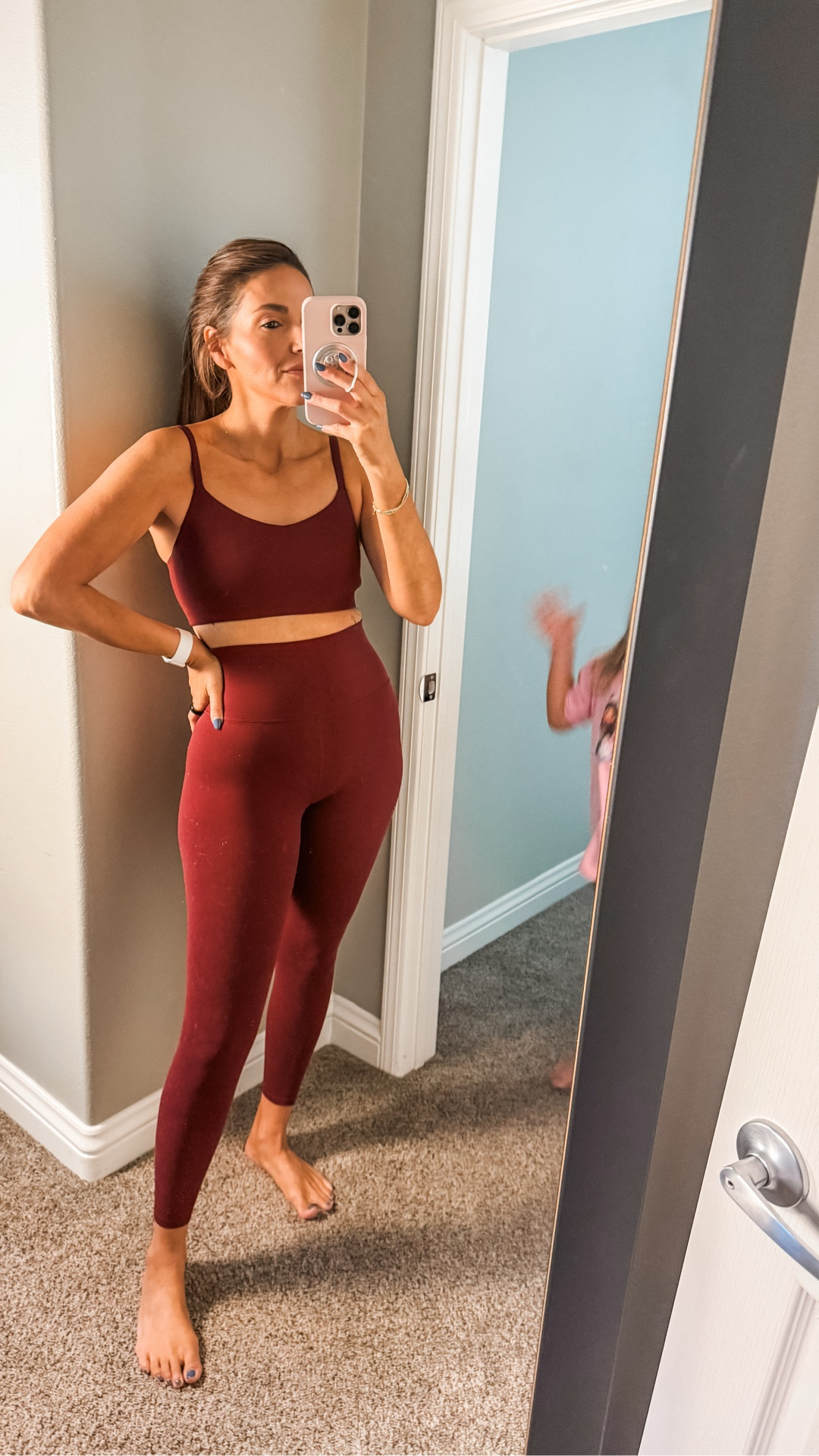 I’m a size M top & bottoms. Bra top runs tight, so size up if in between 

#LTKActive #LTKFindsUnder50