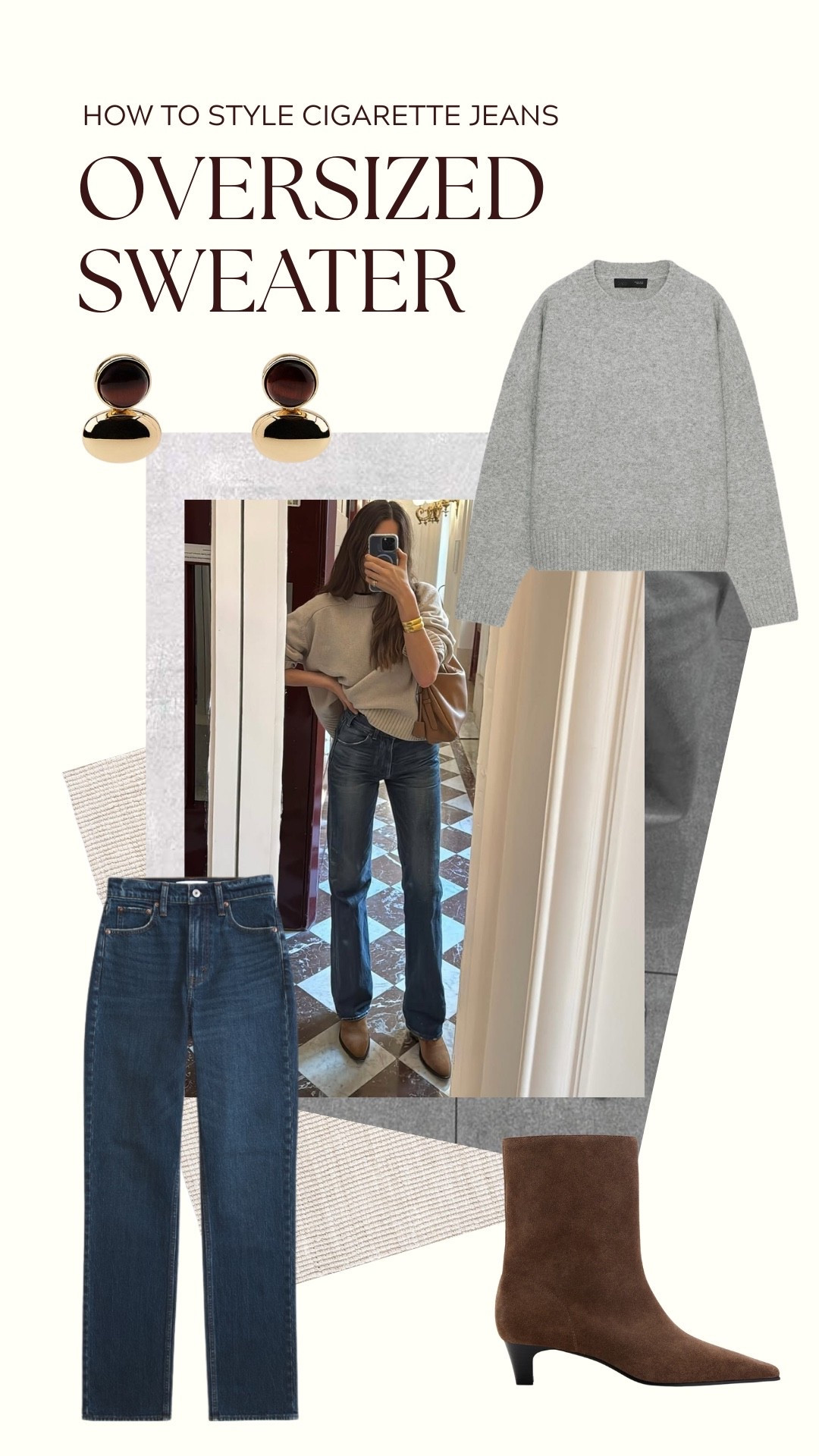 Comfy, classic & chic! Pair cigarette jeans with an oversized sweater for an easy, elevated outfit 

#LTKootd #LTKNYFW #LTKSeasonal