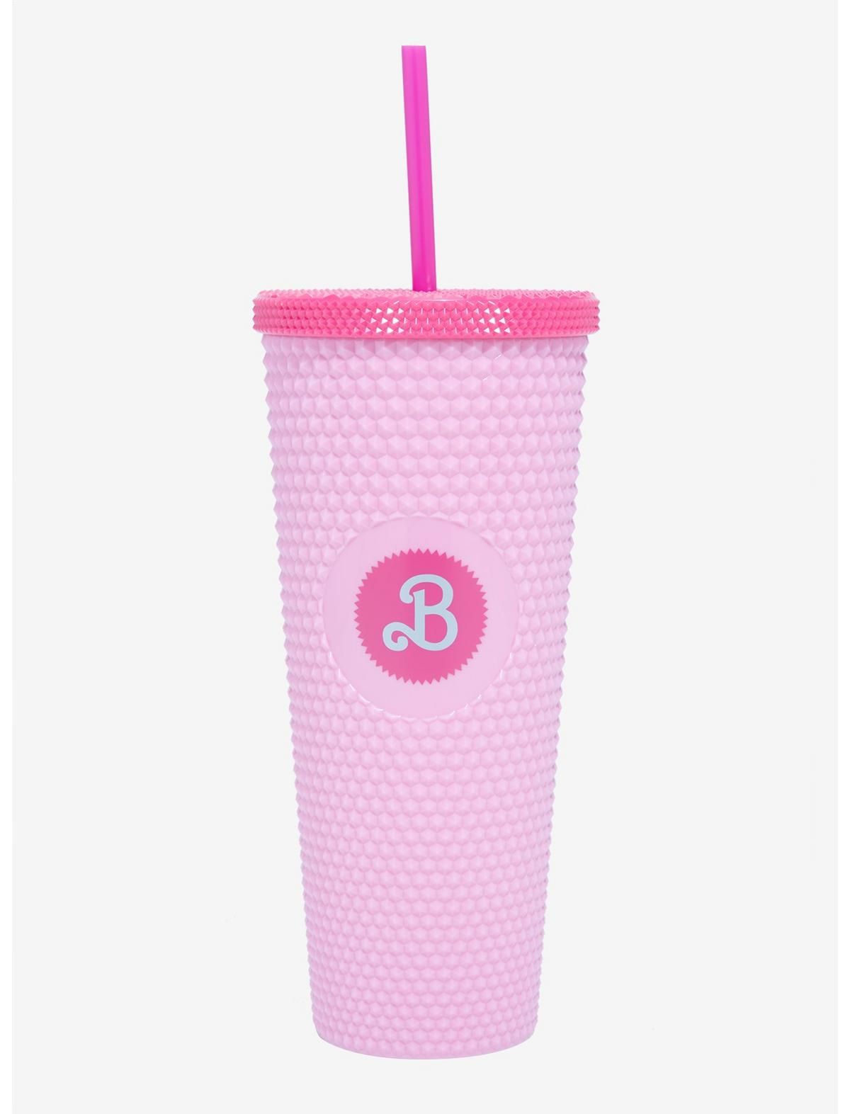 Barbie Pink Pyramid Acrylic Travel Cup | Hot Topic | Hot Topic