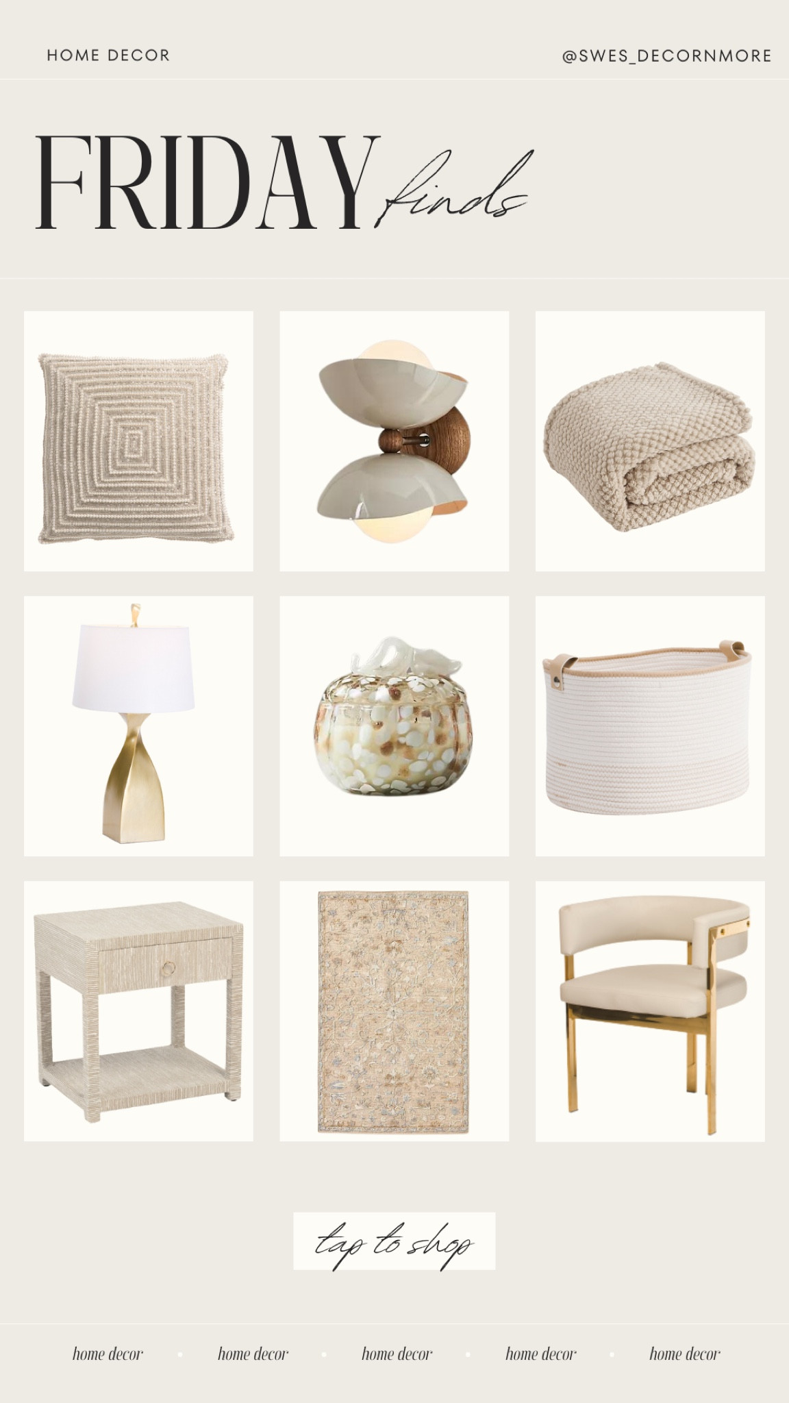 Friday finds from a few of my favorite retailers including Amazon, T.J.Maxx, Anthropologie, and Marshalls. Love these neutral home decor finds: throw pillow, blanket, basket, table lamp. Soft textures and warm lighting are perfect for a fall refresh. Save up to 50% for Labor Day.

#LTKHome #LTKFallSale #LTKSeasonal
