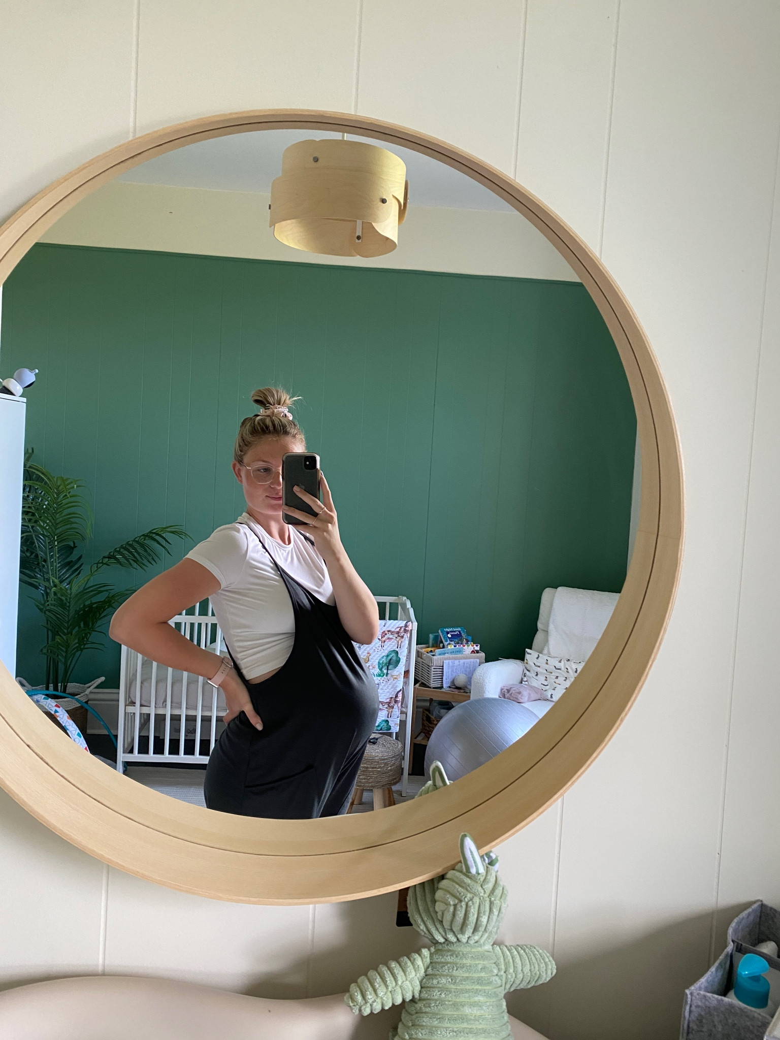 39 weeks pregnant and i’m living in this outfit. it’s so comfortable and stretchy and will also be perfect for postpartum 🌿👼🏼🤍 free people dupe | amazon canada finds | skims tee shirt dupe

#LTKFind #LTKstyletip #LTKbump