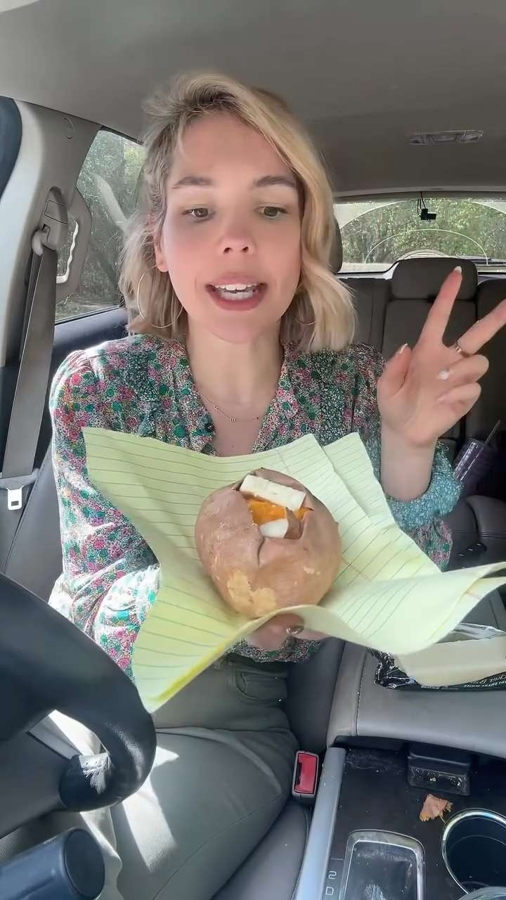 Today's teacher lunch! 🍠🧀 

 #LTKootd #LTKfoodie #LTKvlog