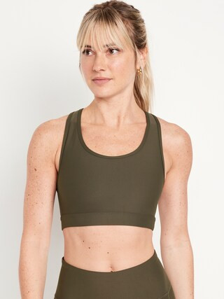 Medium-Support PowerSoft Racerback Sports Bra 2X-4X | Old Navy (US)