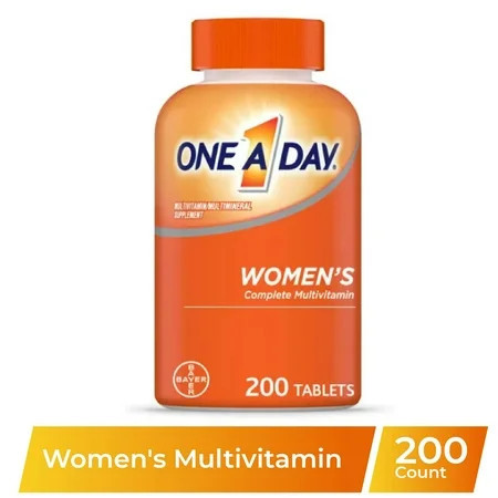 One A Day Women’s Multivitamin with Vitamin A, C, D and E, for Immune Health Support 200ct | Walmart (US)