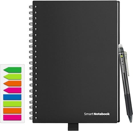 NEWYES Reusable Smart Notebook Erasable Wirebound Notebook Sketch Pads APP Storage | Amazon (US)