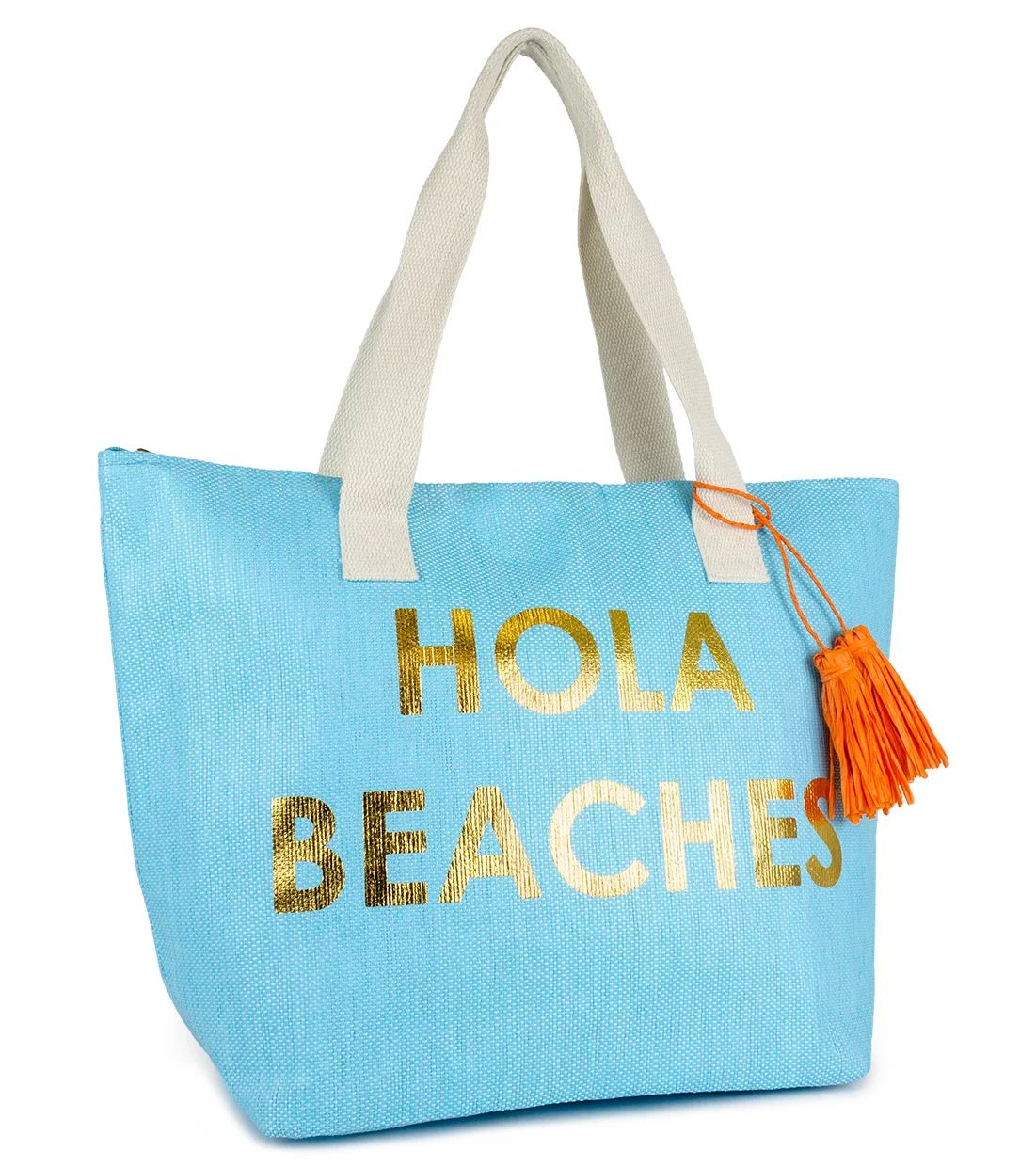 Magid Women's Insulated Hola Beaches Beach Tote Bag with Tassel and Double Flat Handles Turquoise | Walmart (US)