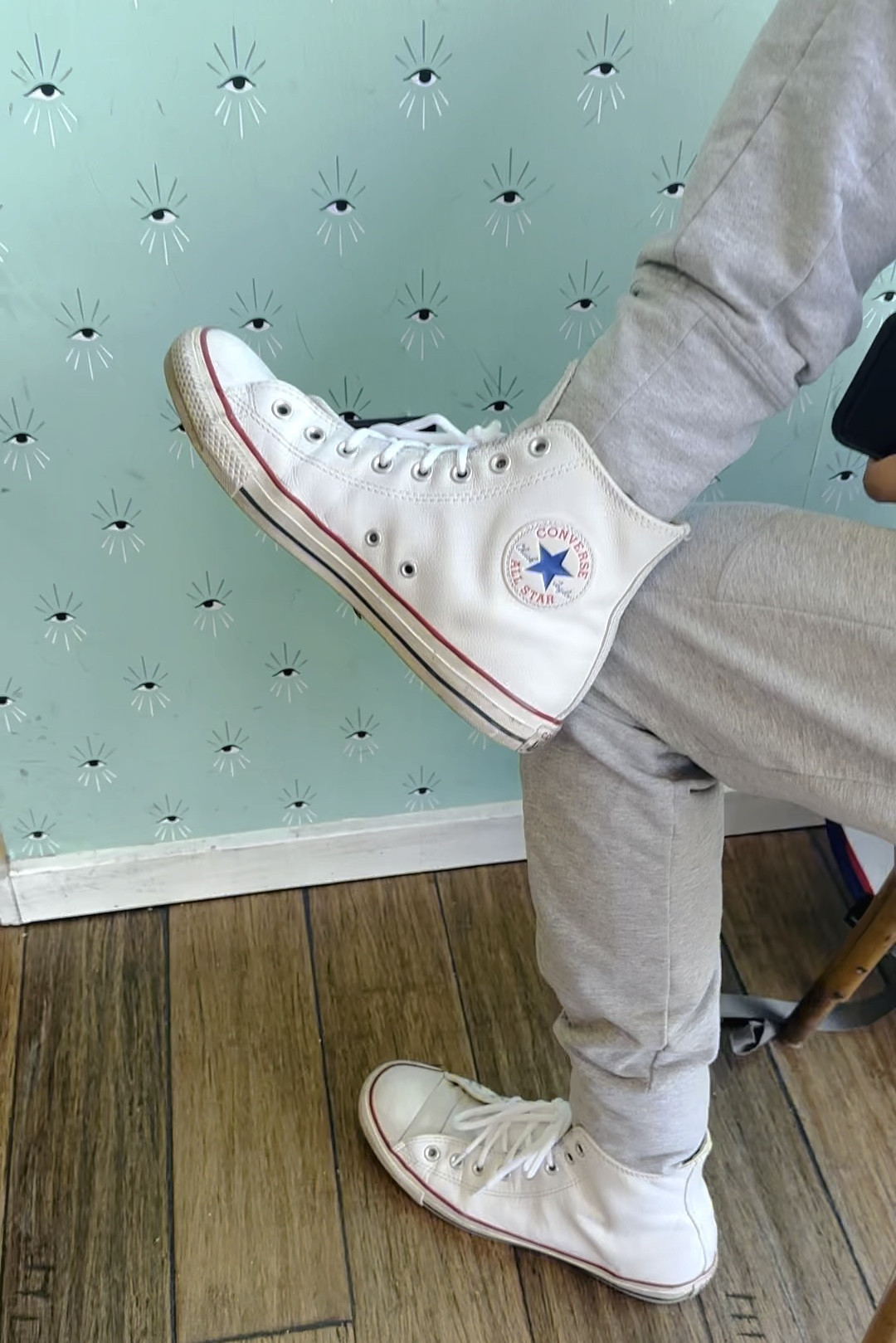 Luxe, full grain leather upper with that classic Chuck All-Star look. So comfy to walk around in it. 

#LTKMens #LTKTravel #LTKActive