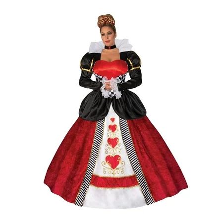 Curvy Queen of Hearts Super Deluxe Costume - Size XXXL - Walmart.com | Walmart (US)